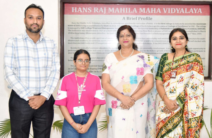 Navneet Kaur of HMV secured the highest SGPA
